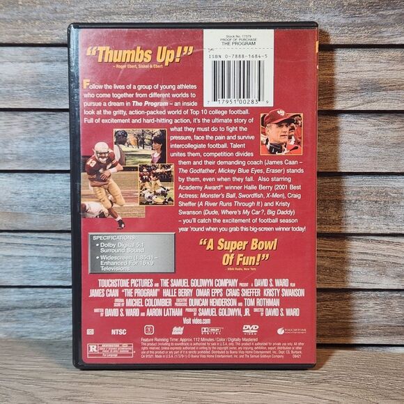 The Program DVD Movie College Football - Picture 2 of 4